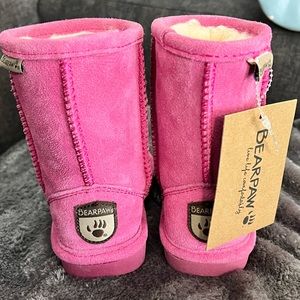New pink bearpaw boots (kids)
